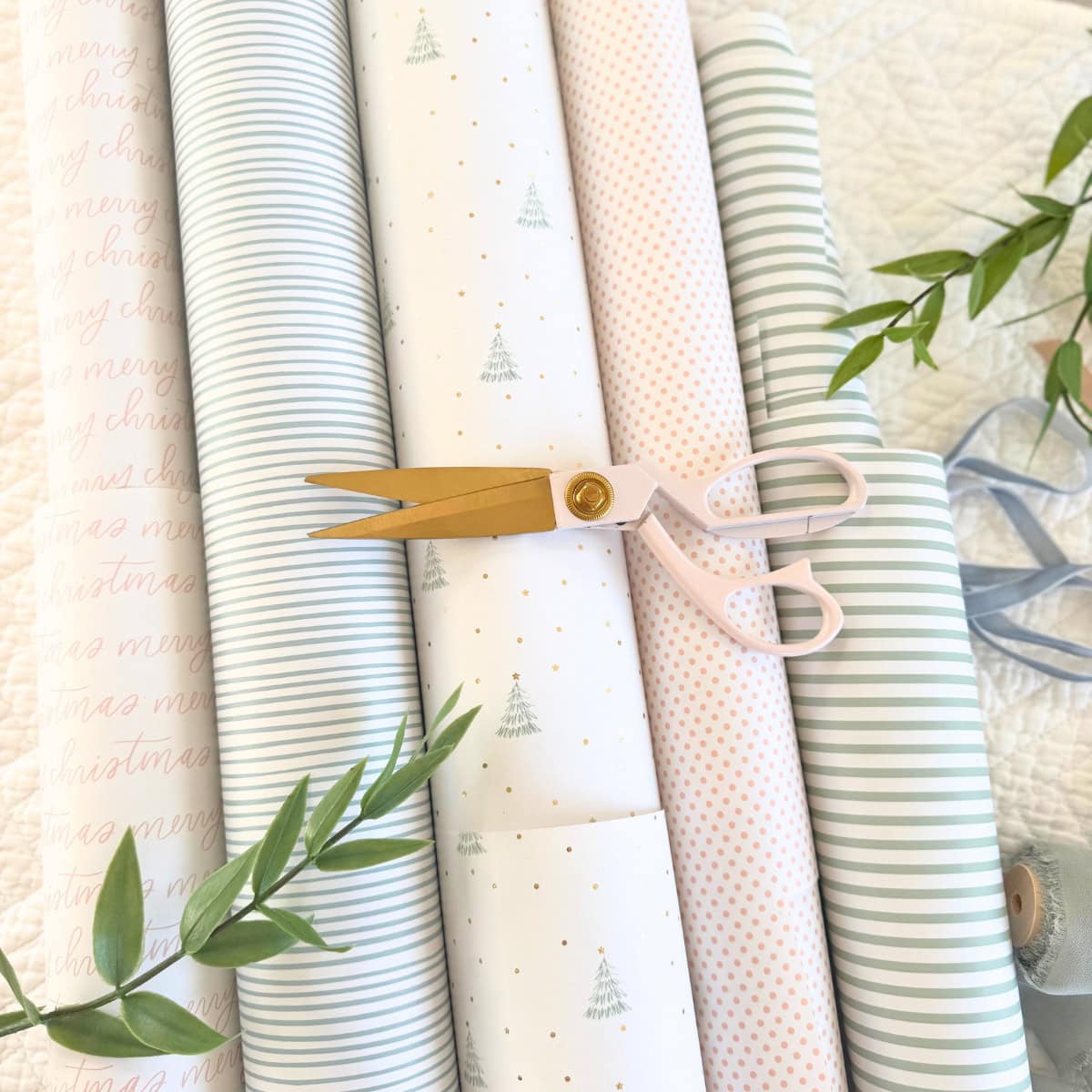 variety of pretty wrapping paper
