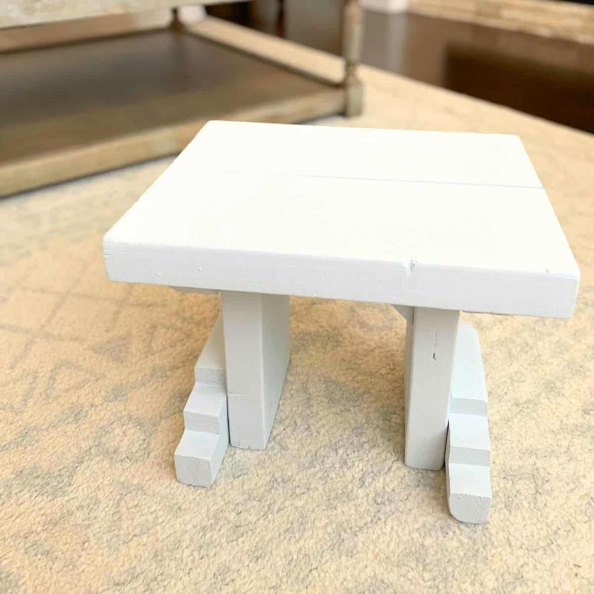 step stool painted benjamin moore feather gray