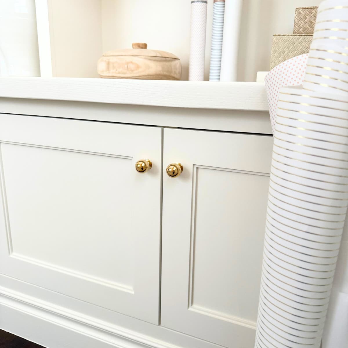 brass cabinet ball knob hardware