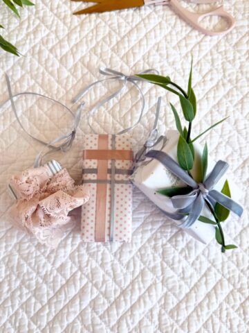 diy tiny christmas present ornaments