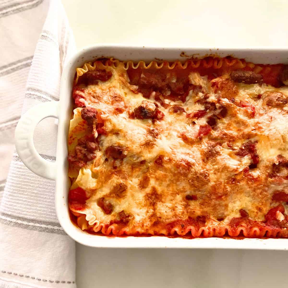 baked lasagna without ricotta