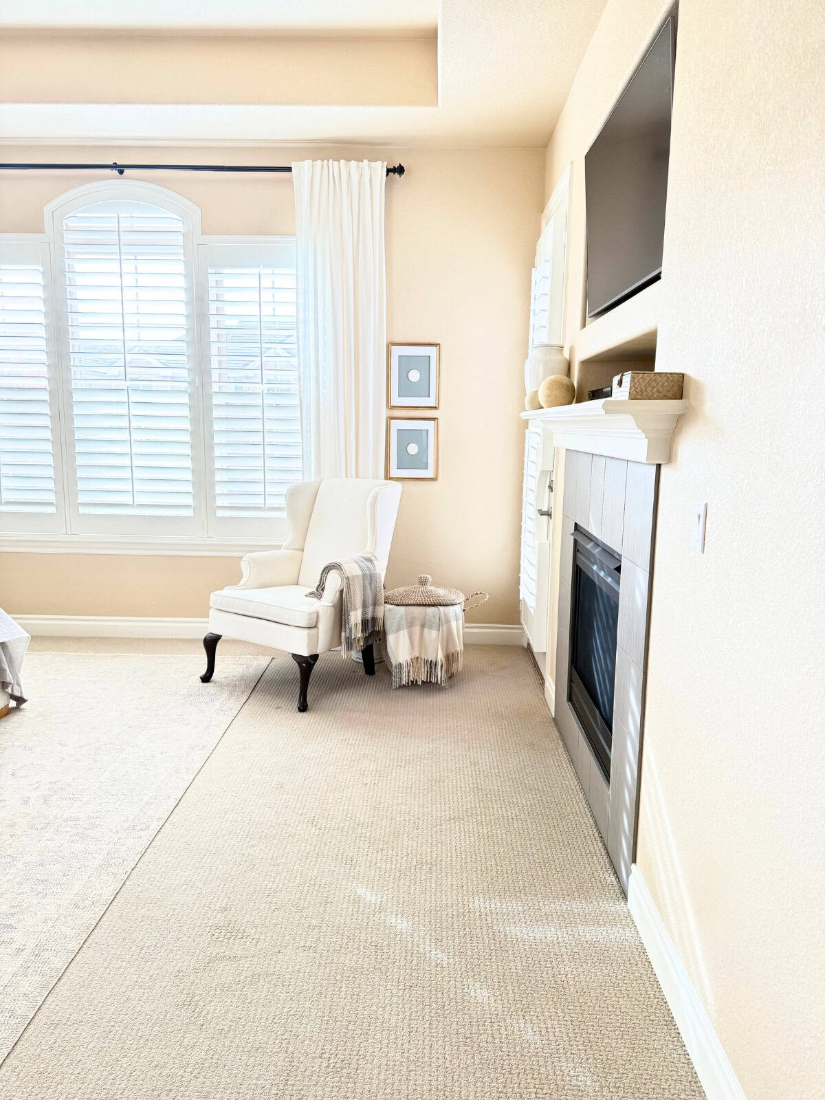 stacked framed intaglio wall art