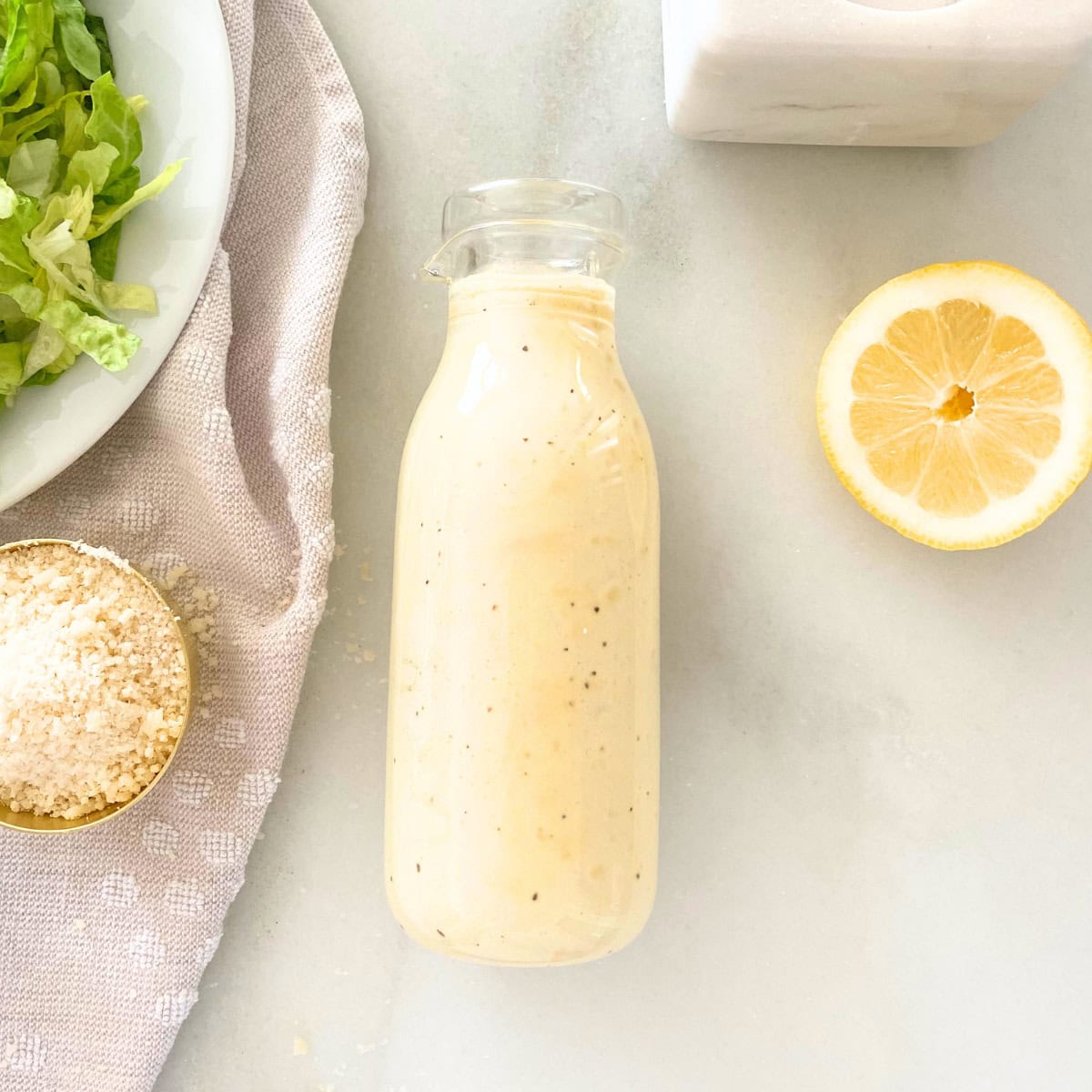 glass bottle for homemade salad dressing