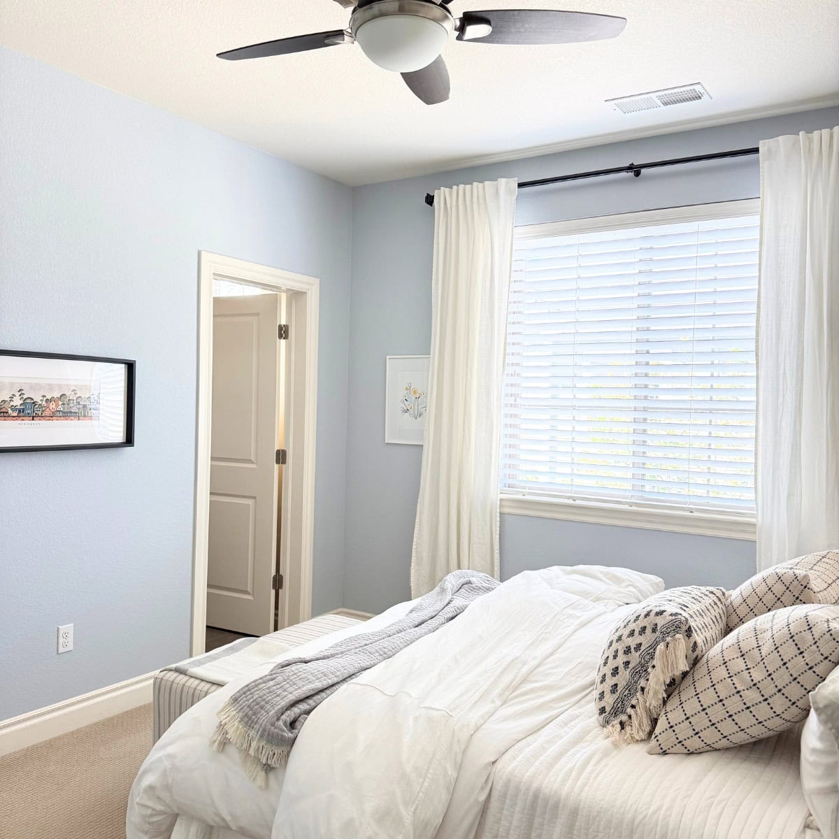 styled guest room