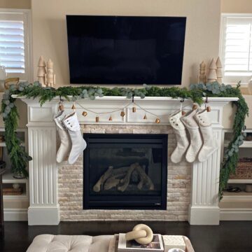 How to Hang Garland on Mantel | Mornington Lane