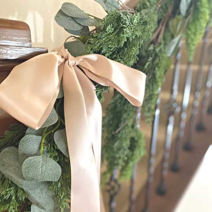 How to Hang Garland on Stairs Mornington Lane