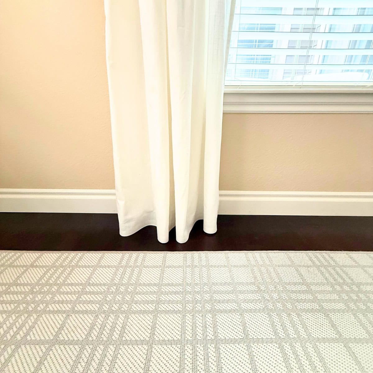 shortened curtain panel