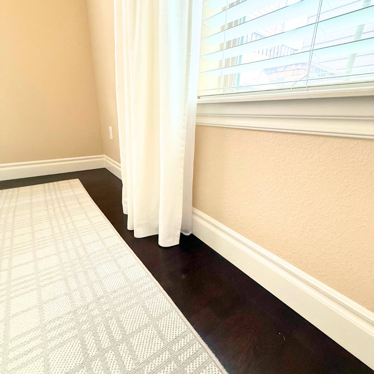 shortened curtain panel