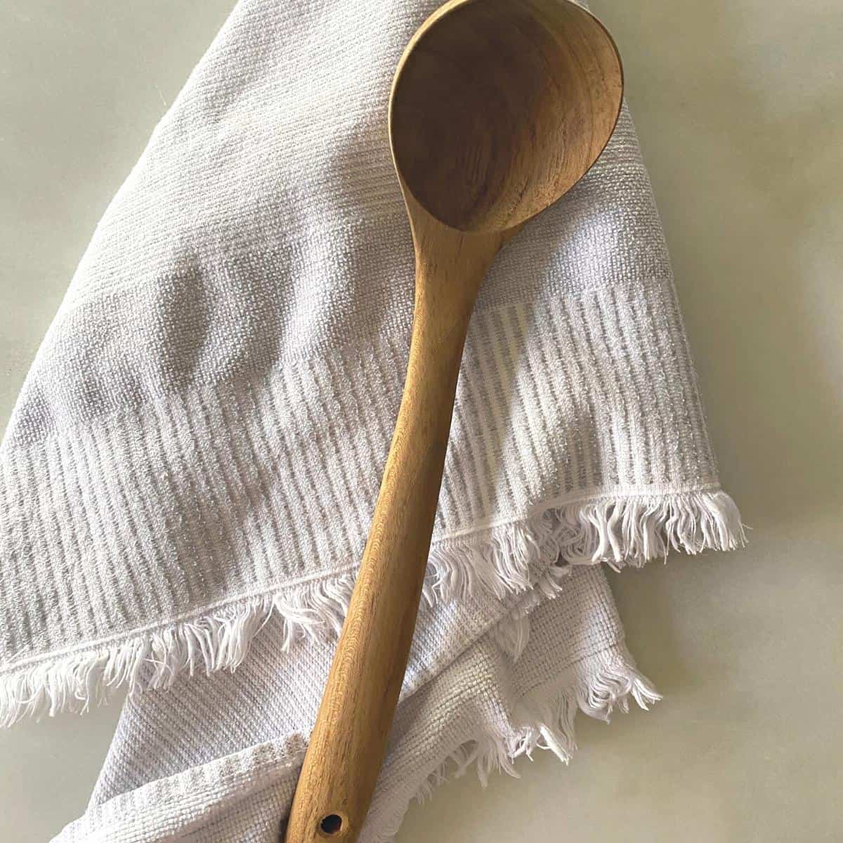 Wood ladle