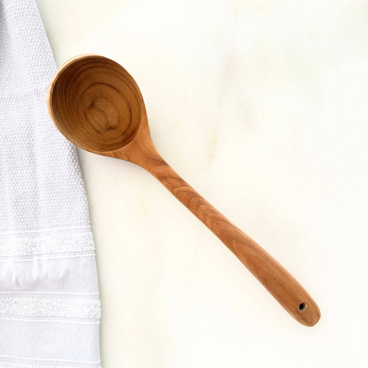 wood ladle