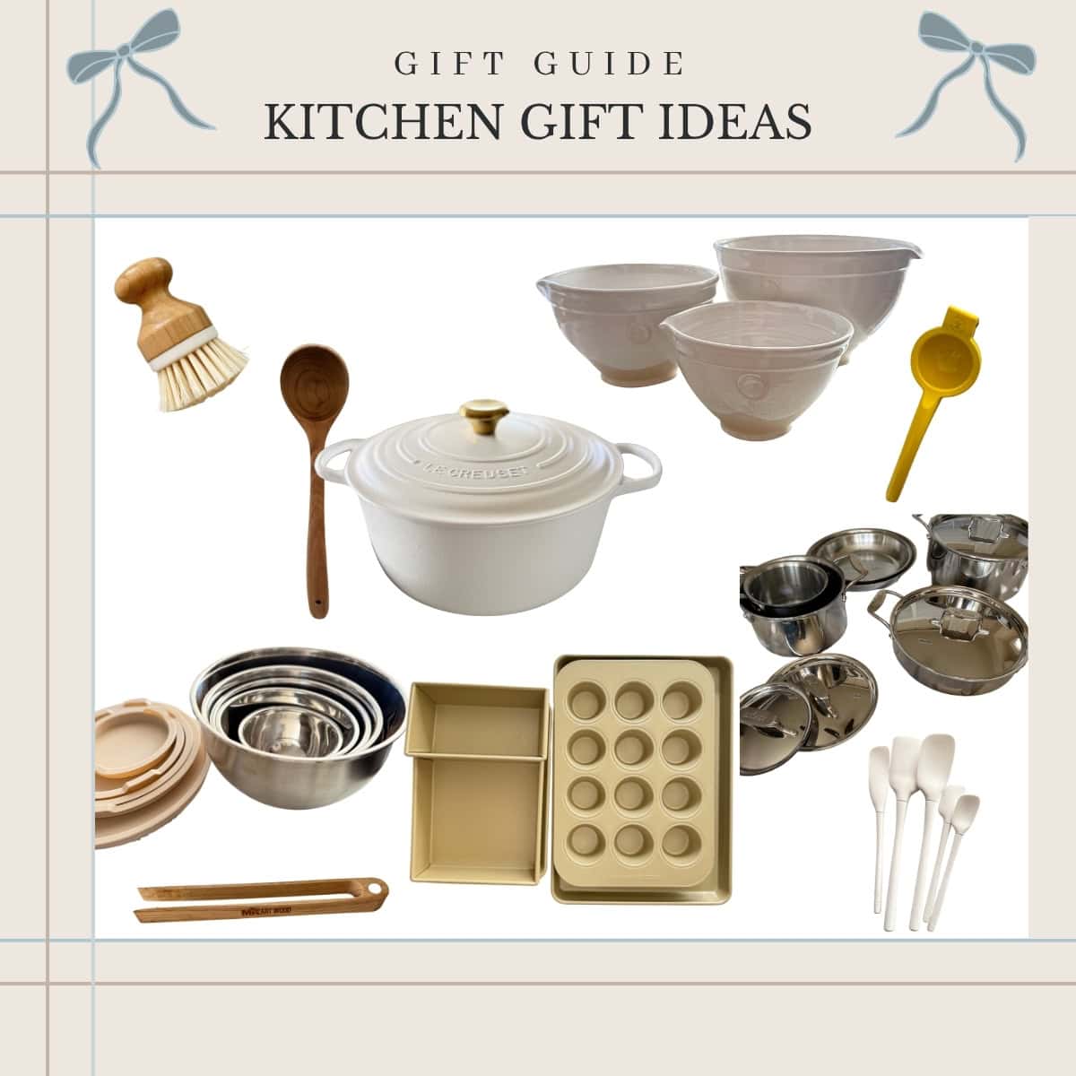 kitchen gift ideas collage