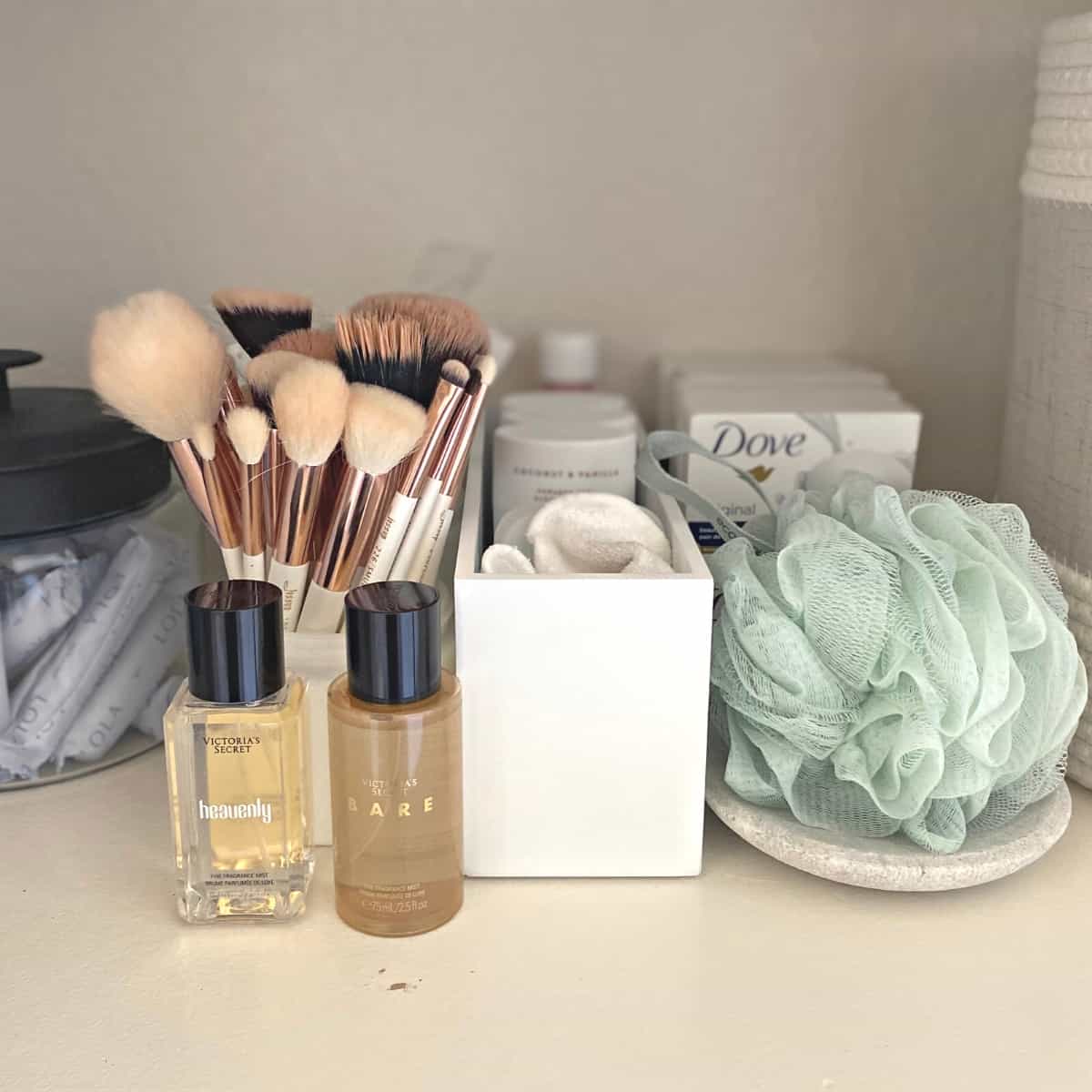 Bathroom Closet Organization - from Somewhat Simple .com