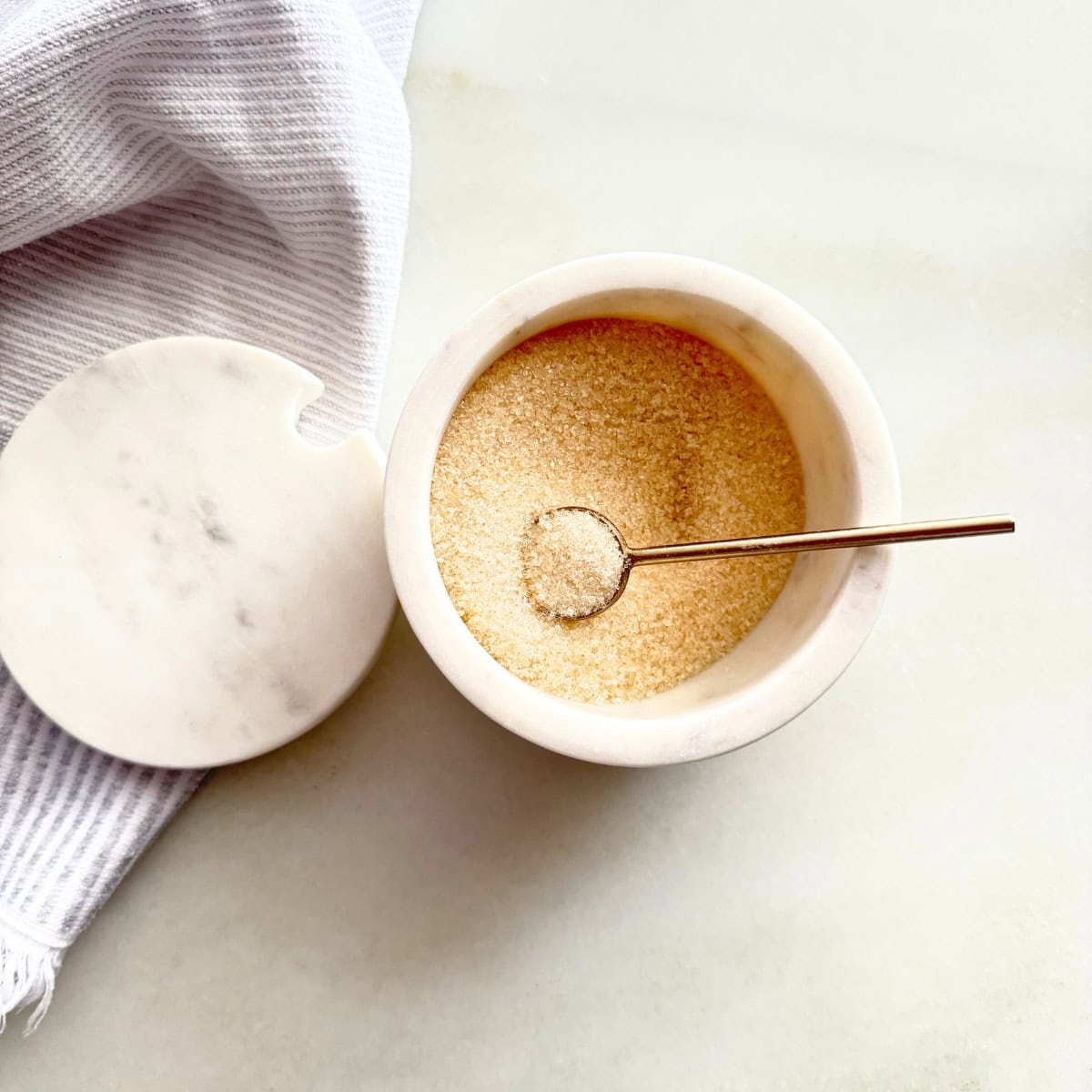 marble salt sugar or spice cellar