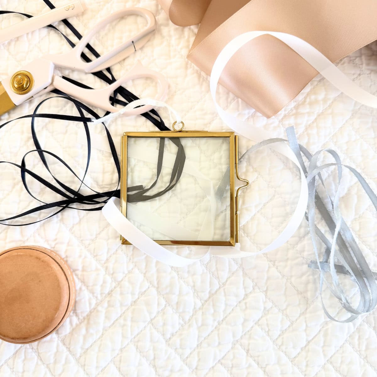 mini float glass picture frame