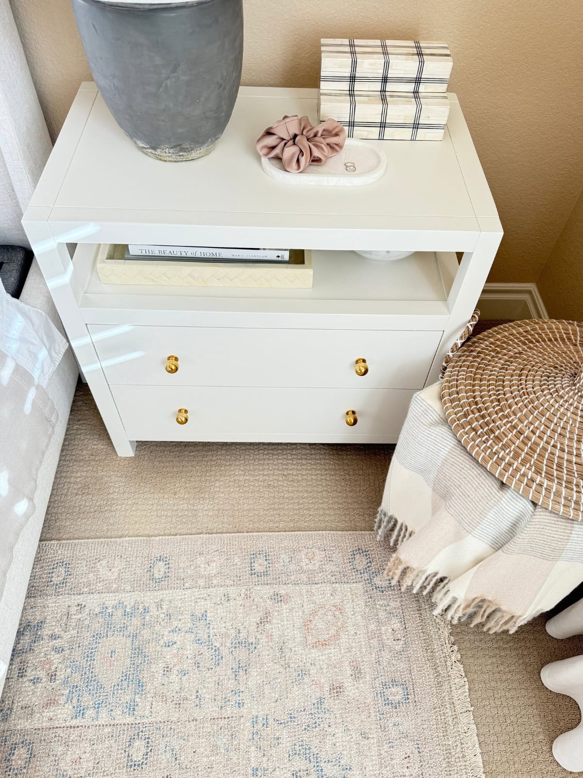 white nightstand