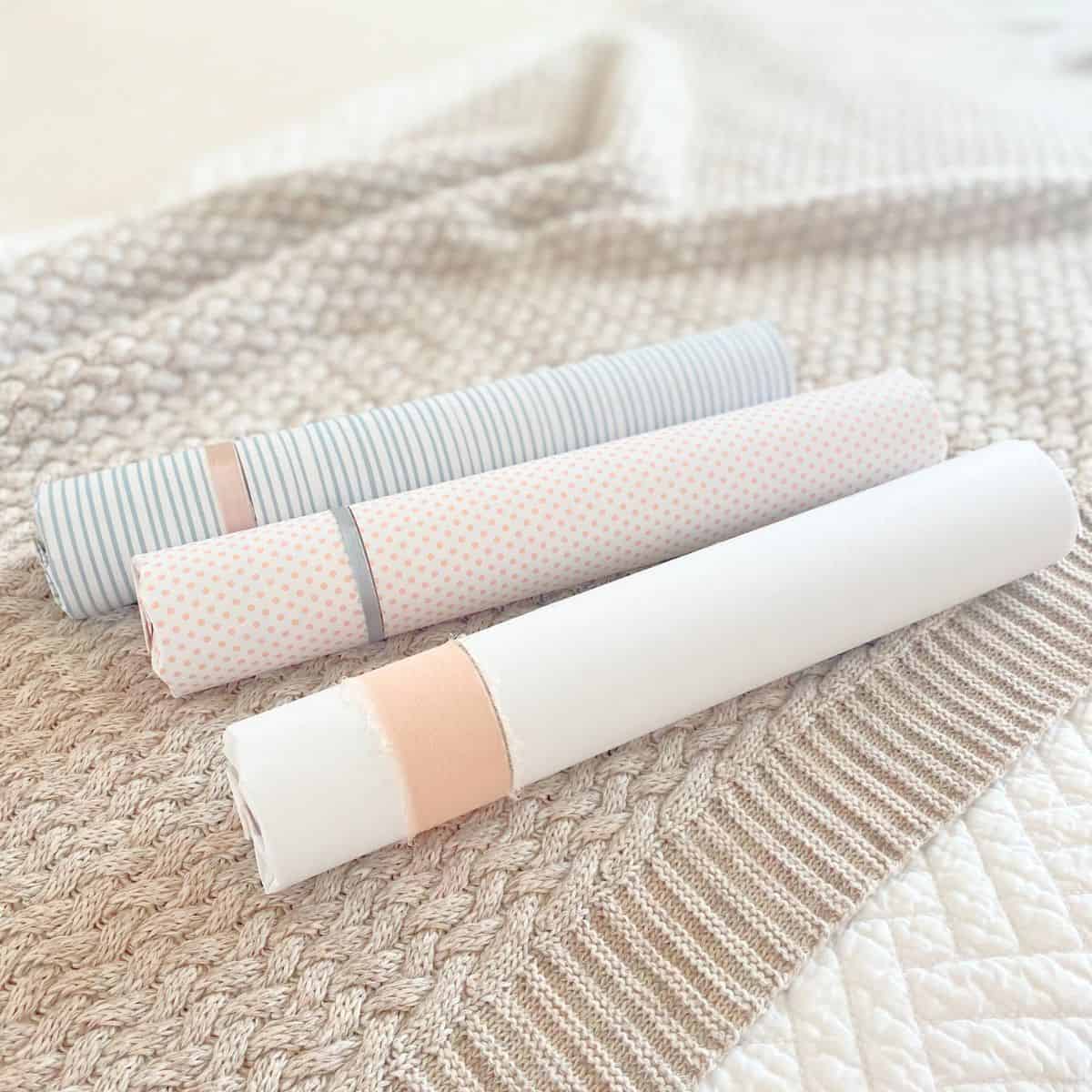 tubes of matches wrapped in pretty paper