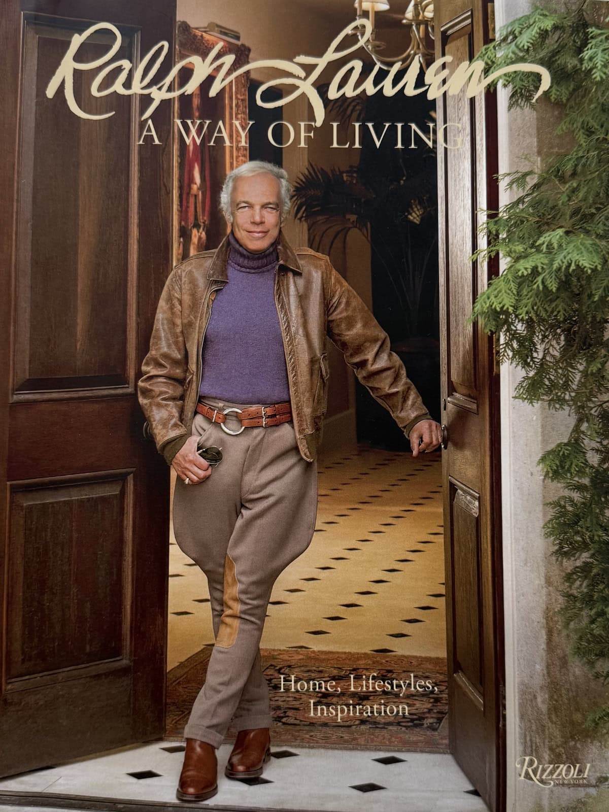 ralph lauren way of living book