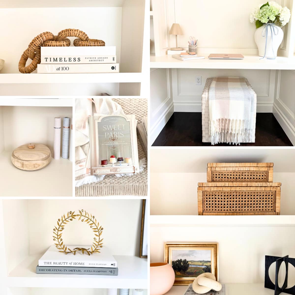 collage of home decor photos