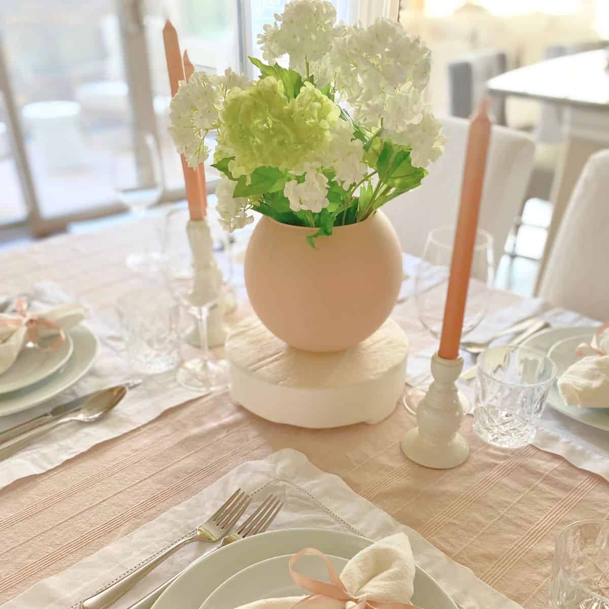 spring flower table centerpiece