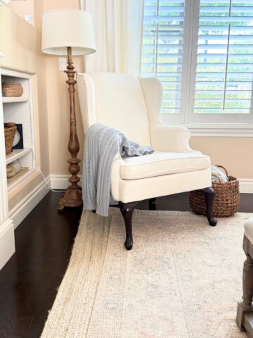 layered rugs in living room