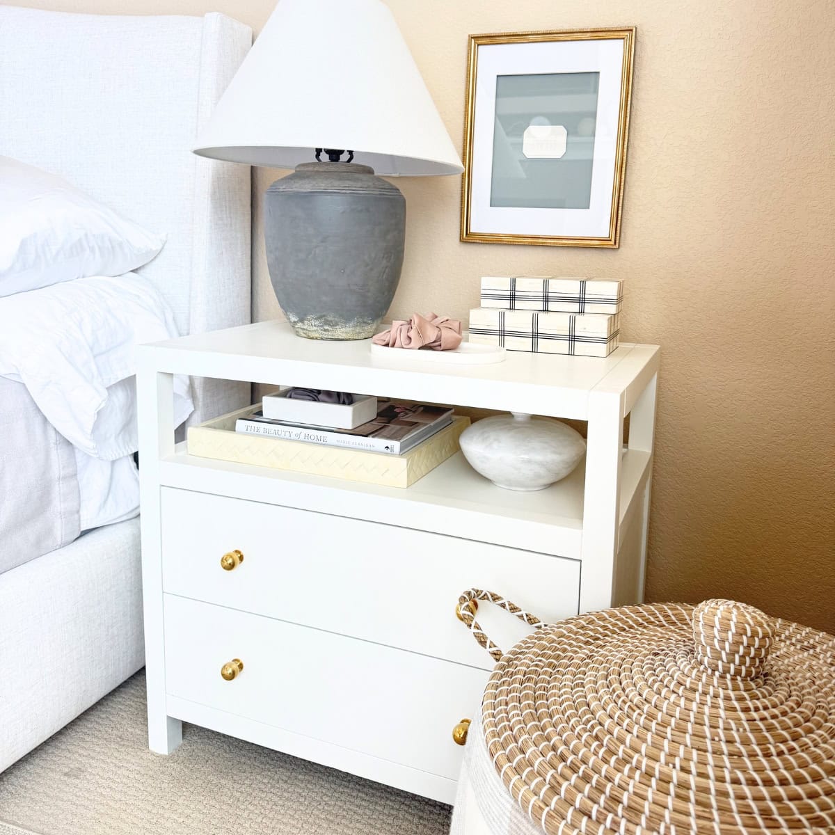 styled nightstand