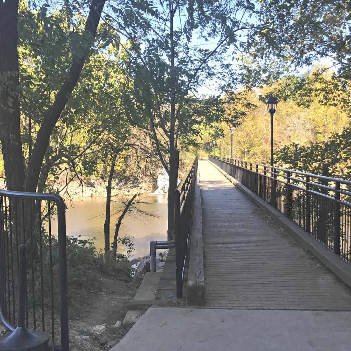 Wood bridge at Occoquan, Virginia